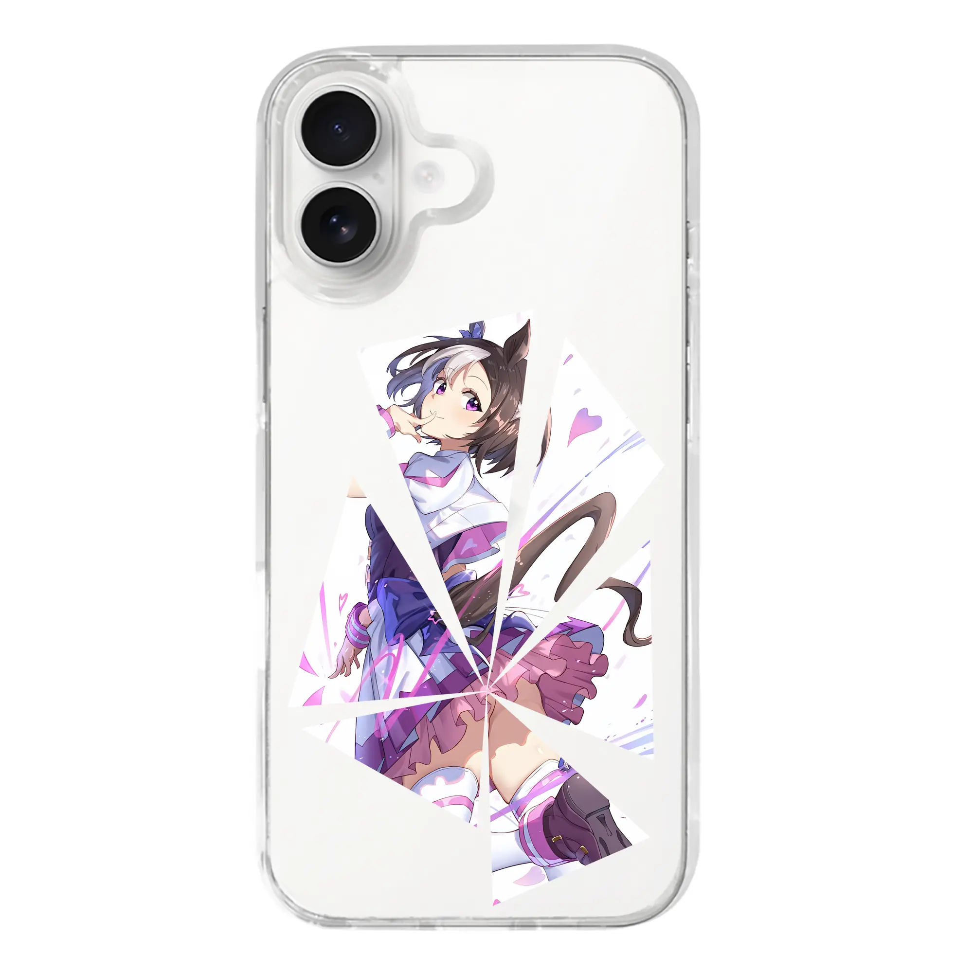 ウマ娘 プリティーダービー グッズ スペシャルウィーク - iPhone 17シリーズ 透明スマホケース – 薄型・耐衝撃・精密フィット保護カバー